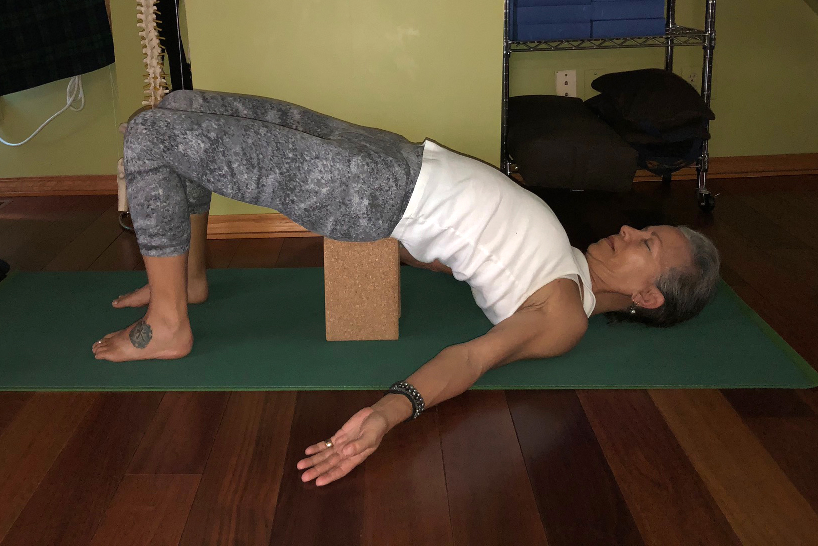 Salamba Sarvangasana – Supported Shoulder Stand Pose with props