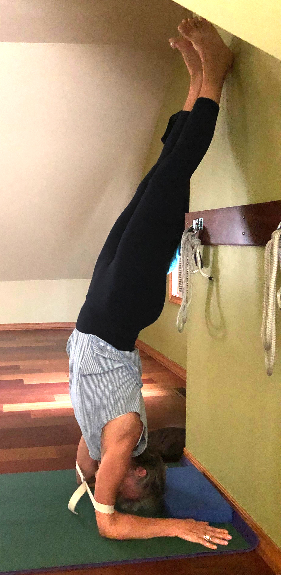 Easing into Pincha Mayurasana (Forearm Balance) – Right to Joy